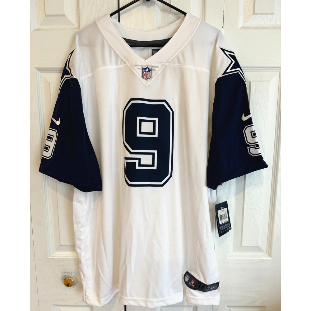 NEW Nike On Field Dallas Cowboys #9 Tony Romo Stitched Jersey White Men's Sz 3XL